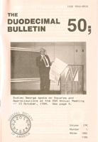 Cover for Bulletin Issue 2X1 Cover for Bulletin Issue 2X1