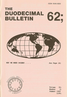 Cover for Bulletin Issue 322 Cover for Bulletin Issue 322