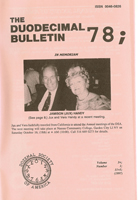 Duodecimal Bulletin Whole No 78 | Vol 3A No 1 Duodecimal Bulletin Whole No 78 | Vol 3A No 1